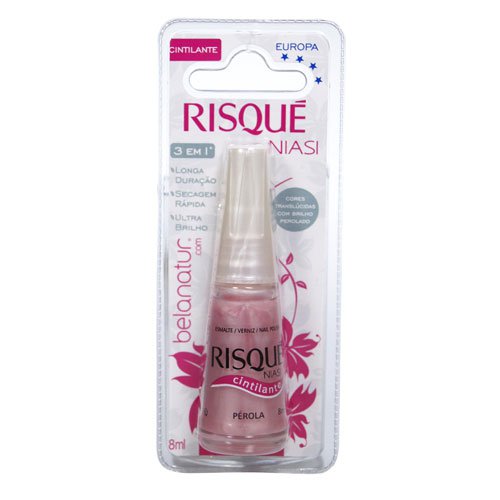 Nail polish Risqué Pérola pink pearly 8ml