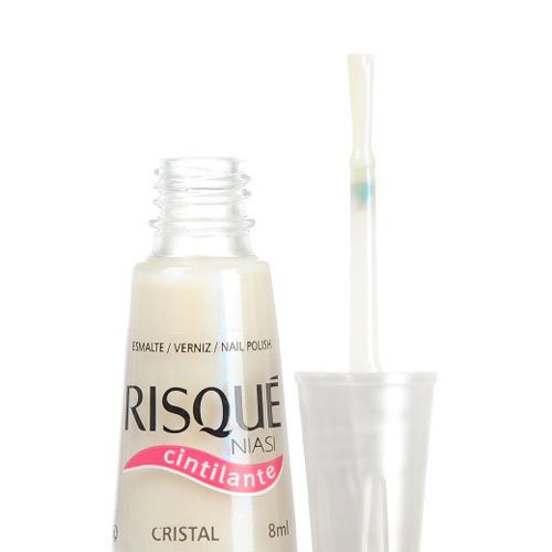 Nail polish Risqué Cristal white pearly 8ml