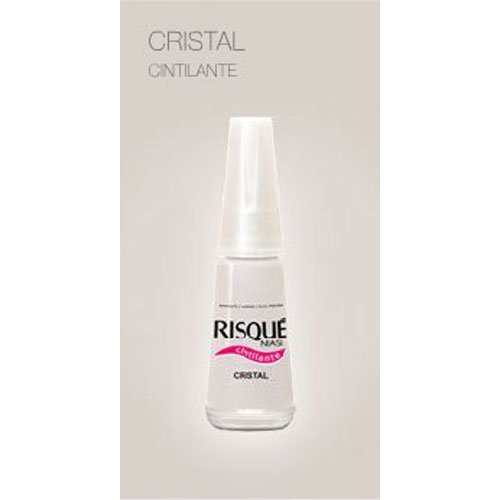 Esmalte de uñas Risqué Cristal blanco nacarado 8ml
