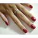 Esmalte de uñas Risqué Escarlate rojo cremoso 8ml
