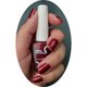 Esmalte de uñas Inocos Desgarrada rojo con purpurina 9ml