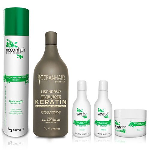Pack tratamiento Ocean Hair Smoothing Shine 20 productos