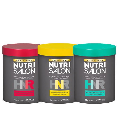 Treatment kit Novex NutriSalon HNR hair programme 3x1Kg
