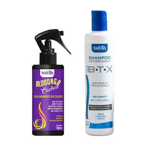 Relax curls kit Hidran Keratin and D-Panthenol 2 products