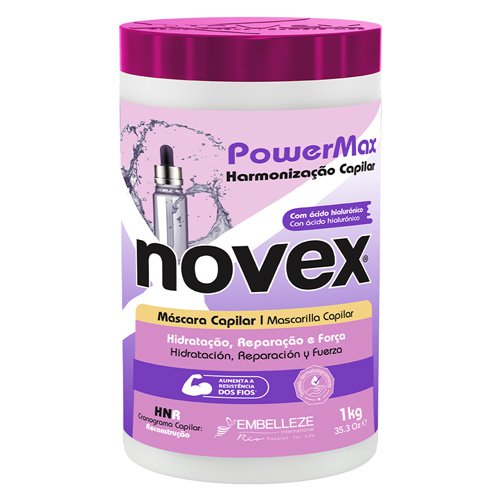 Pack mantenimiento Novex PowerMax Ácido Hialurónico 4 productos
