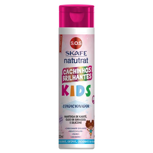 Maintenance pack Skafe Natutrat Kids Shine Little Curls niños 5 products