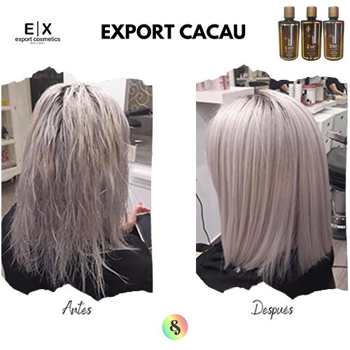 Kit Keratin Straightening Export Cacau 3x350ml