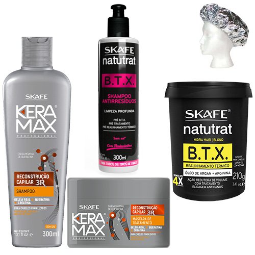Treatment pack Skafe Natutrat BTX Blond 5 products