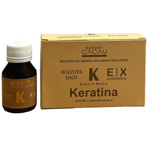 Kit Ampoule Export Cacau Reparation K Keratin 3x60ml