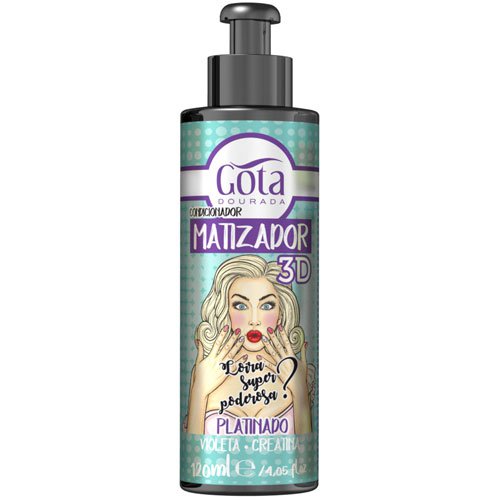 Mascarilla Matizadora 3D Gota Dourada Platinado 120ml Mascarilla Matizadora 3D Gota Dourada Platinado 120ml