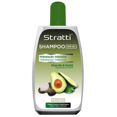 Shampoo Stratti Avocado repair & vitality with keratin salt-free 400ml Shampoo Stratti Avocado repair & vitality with keratin salt-free 400ml
