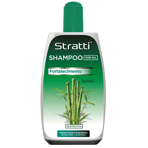 Shampoo Stratti Bamboo vitality & strength with keratin salt-free 400ml