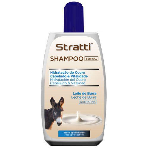 Shampoo Stratti Donkey Milk salt-free 400ml Shampoo Stratti Donkey Milk salt-free 400ml