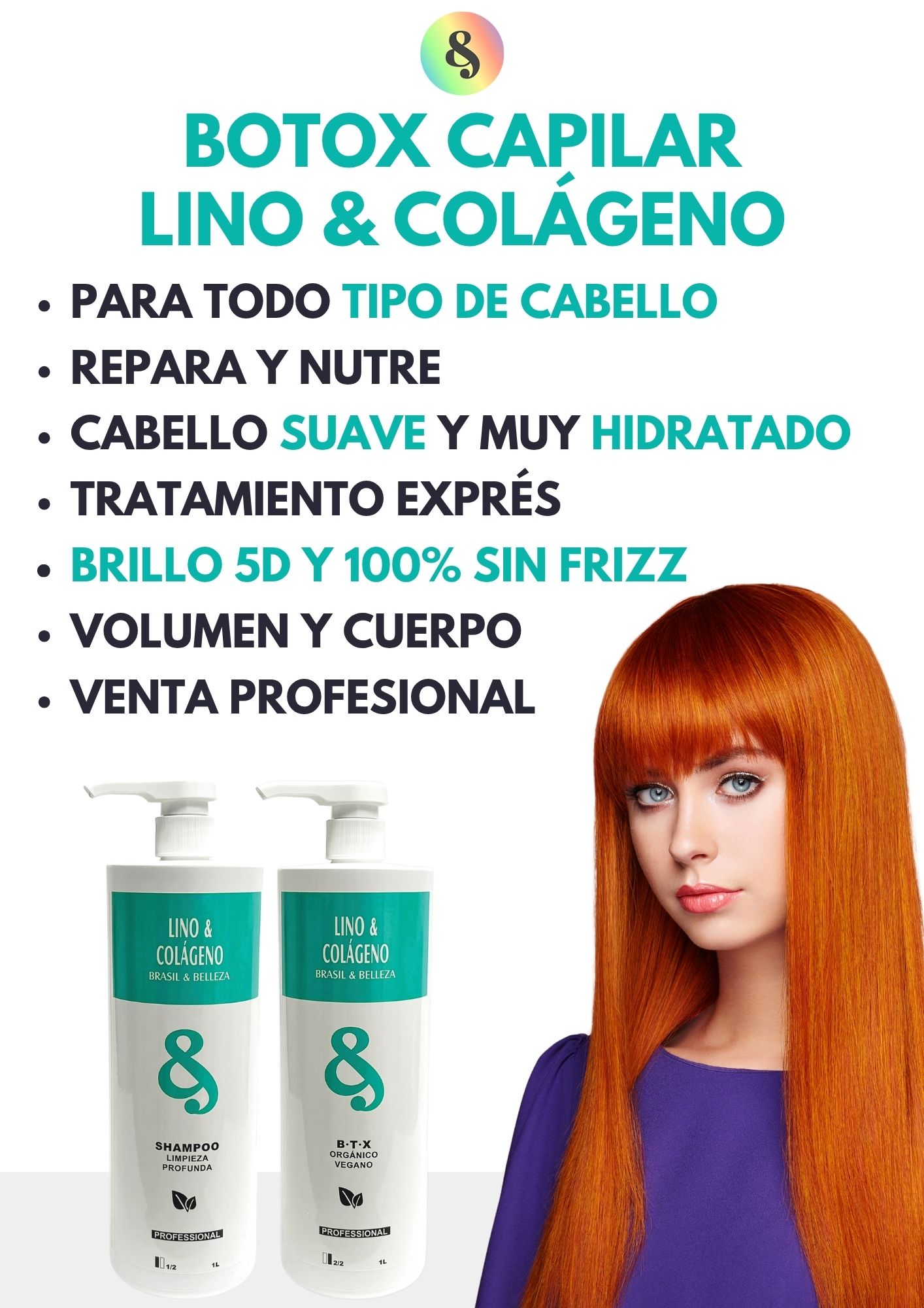 Kit Botox Vegano Lino y Colágeno