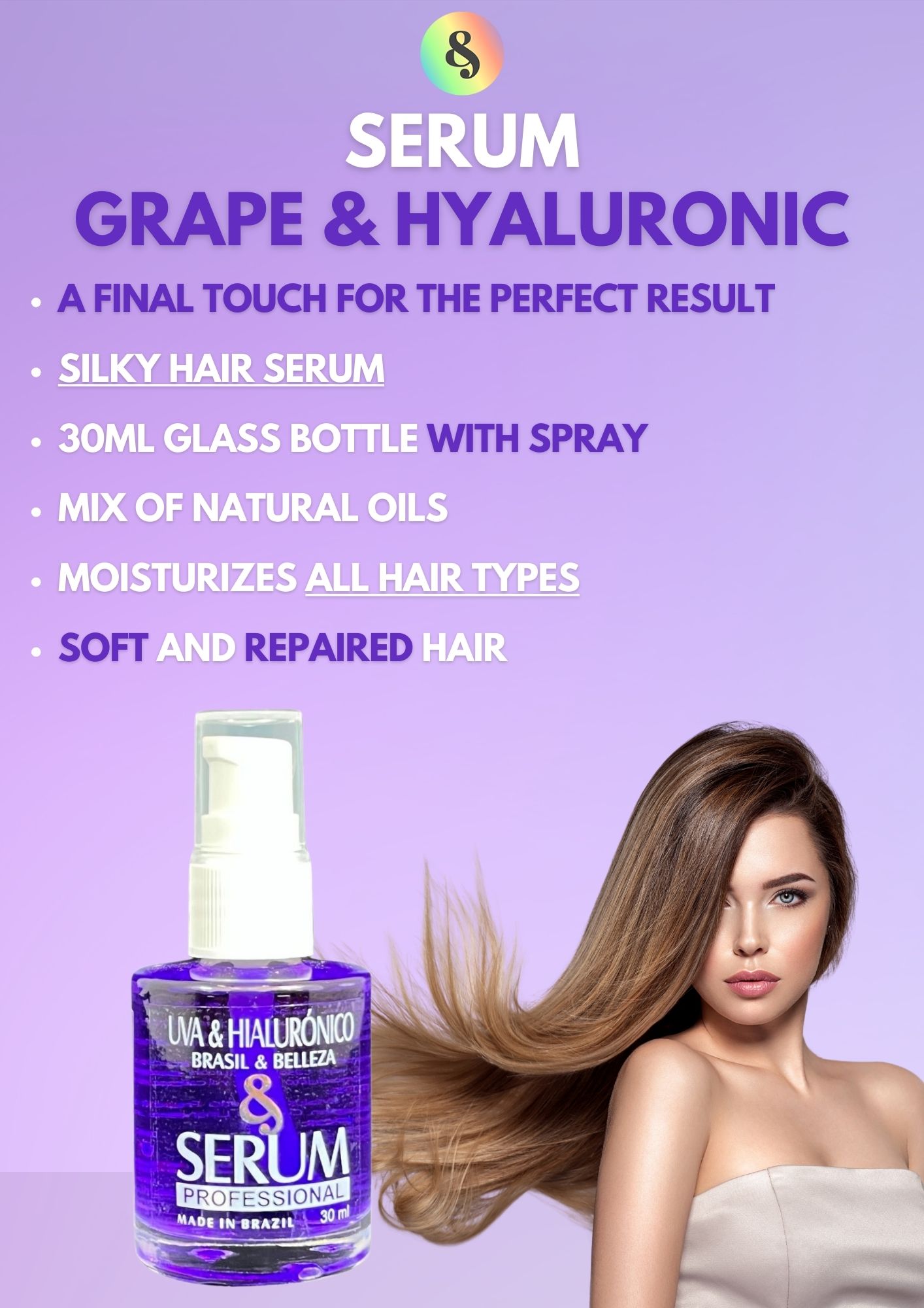 Serum B&B Grape and Hyaluronic Shine Finisher 30ml
