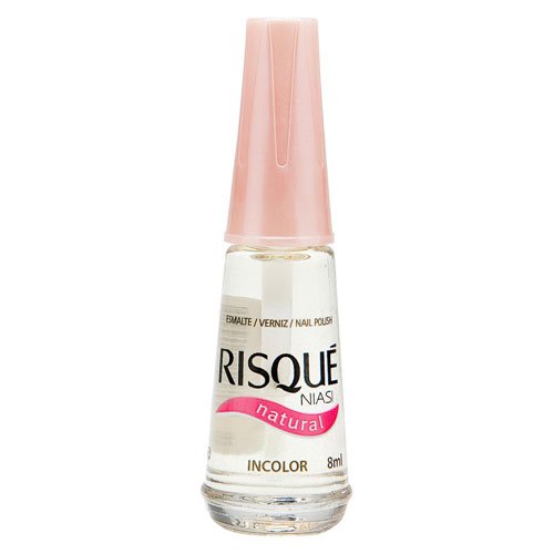 Esmalte de uñas Risqué Incoloro transparente porcelana 8ml