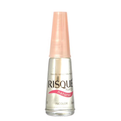 Esmalte de uñas Risqué Incoloro transparente porcelana 8ml