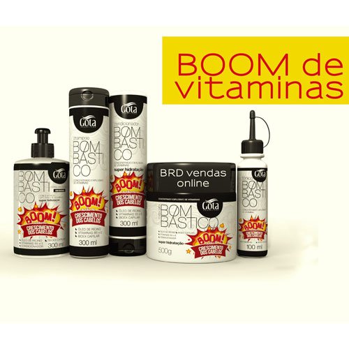 Pack mantenimento Gota Dourada Bombástico 5 productos