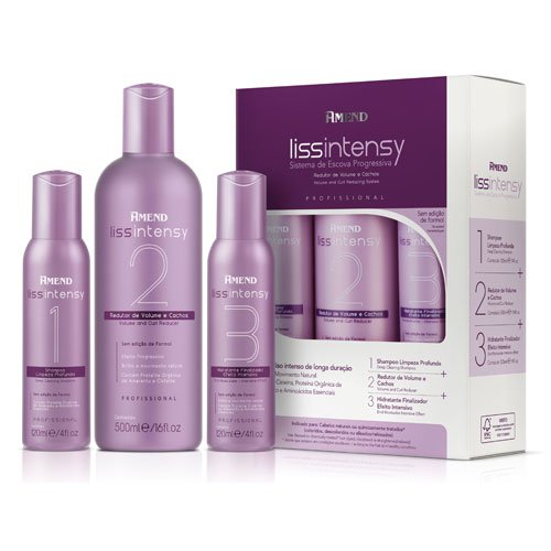 Kit alisado brasileño Amend Liss Intensy keratina 740ml