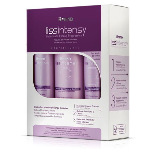 Kit alisado brasileño Amend Liss Intensy keratina 740ml