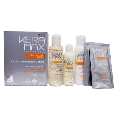 Kit Tratamiento de Keratina Skafe Keramax Reconstrucción 328g