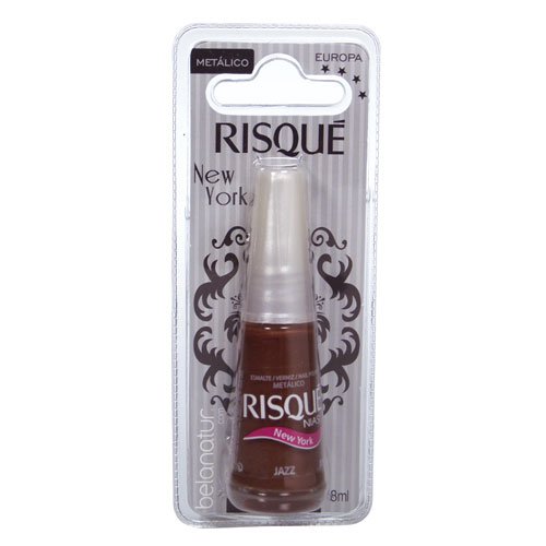 Nail polish Risqué Jazz brown metallic 8ml