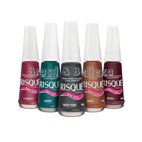 Nail polish Risqué Jazz brown metallic 8ml