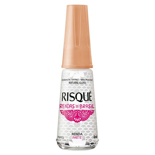 Esmalte de uñas Risqué Paete blanco porcelana gloss 8ml