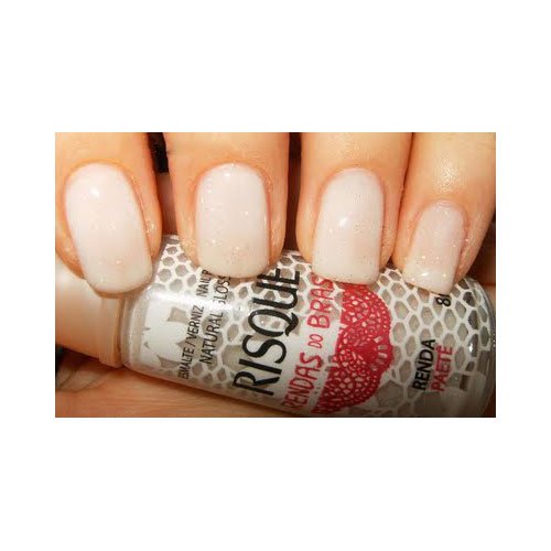 Esmalte de uñas Risqué Paete blanco porcelana gloss 8ml