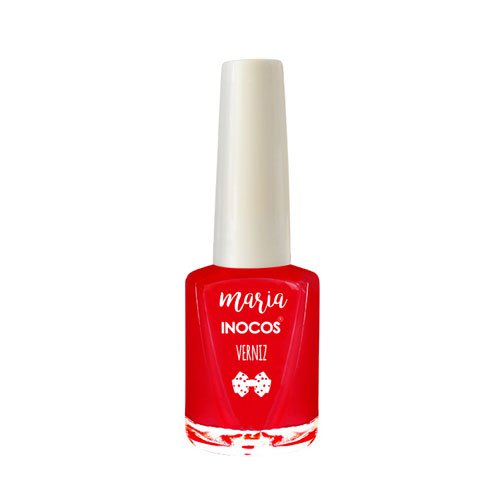 Esmalte de uñas Inocos Maria Rita rojo ultracremoso 9ml