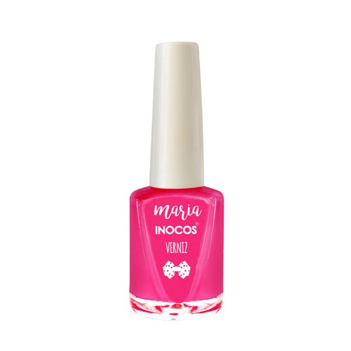 Esmalte de uñas Inocos Maria Flor rosa fucsia ultracremoso 9ml