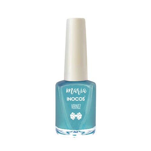 Nail polish Inocos Maria Alice blue turquoise ultra creamy 9ml