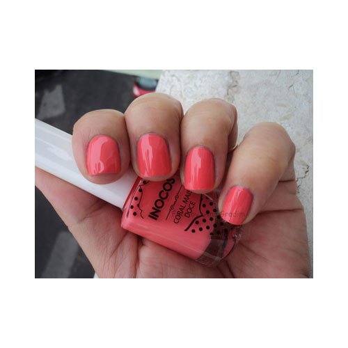 Esmalte de uñas Inocos Maria Raquel rojo pasión ultracremoso 9ml