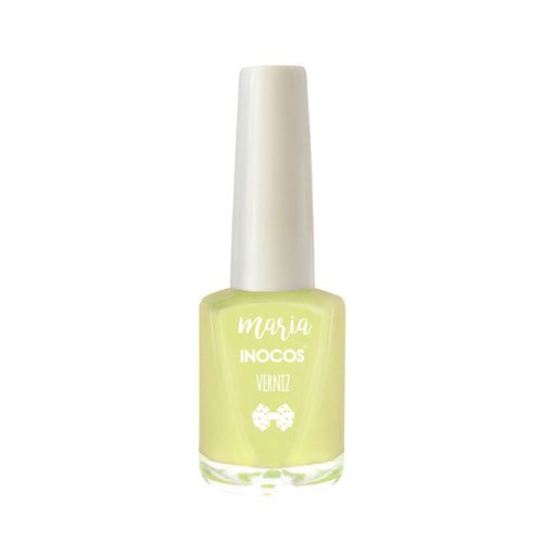 Esmalte de uñas Inocos Maria da Luz amarillo pastel ultracremoso 9ml