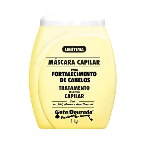 Mask Gota Dourada anti-loss, anti-dandruff and anti-breakage 1Kg