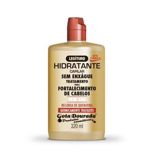 Crema de Peinar Gota Dourada Recarga de Queratina 320ml Crema de Peinar Gota Dourada Recarga de Queratina 320ml