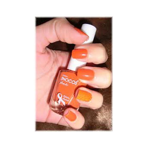 Esmalte de uñas Inocos Miminho naranja ultracremoso 9ml