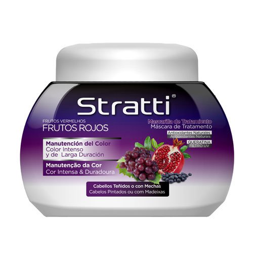 Mascarilla Stratti Frutos Rojos con keratina 1100g
