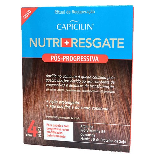 Kit tratamiento de keratina Capicilin Nutri Rescate con keratina y arginina 400ml