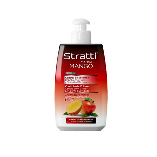 Crema de peinar Stratti Mango con keratina 300ml Crema de peinar Stratti Mango con keratina 300ml