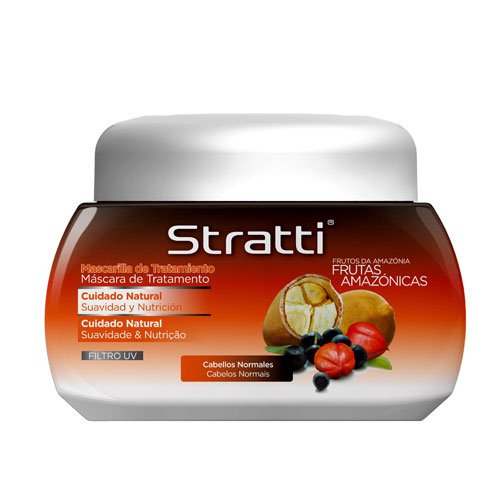 Mascarilla Stratti Frutas Amazónicas cuidado natural con keratina 550g