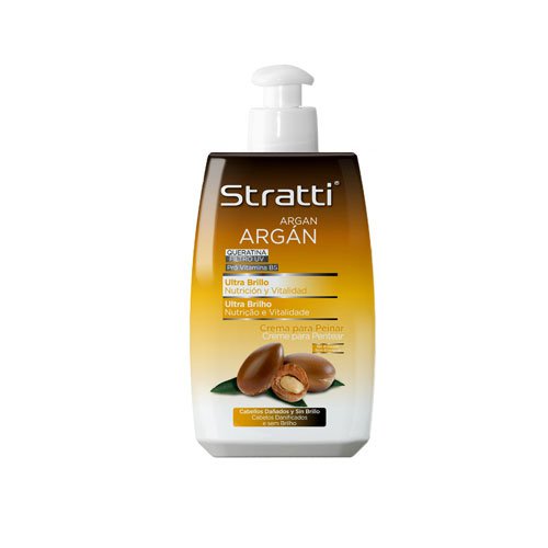 Crema de peinar Stratti Argán con keratina 300ml