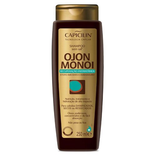 Champú Capicilin Aceites de Ojon y Monoi recuperación instantánea sin sal 250ml