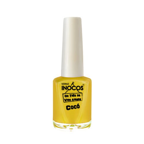 Esmalte de uñas Inocos Cocó amarillo ultracremoso 9ml