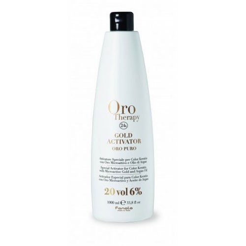 Hair dye activator Fanola Oro Therapy 24k 20vol 6% 150ml