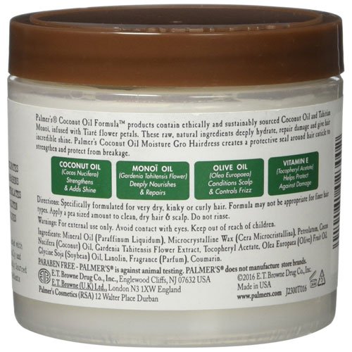 Leave-in cream Palmer´s coconut oil formula with vitamina E moisture gro 150g