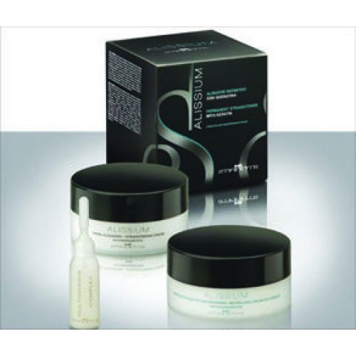 Permanent japanese straightening kit Alissium with keratin 300ml