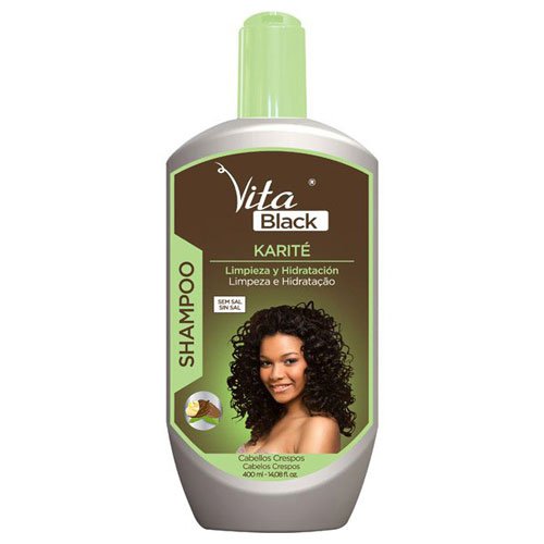 Shampoo Vitablack Shea Butter salt-free and suphate-free 400ml Shampoo Vitablack Shea Butter salt-free and suphate-free 400ml