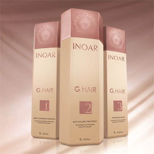 Brazilian straightening pack Inoar G-Hair keratin 3x1L