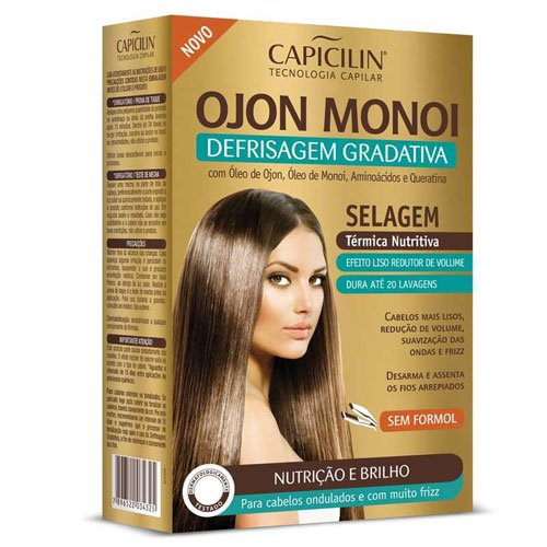 Kit de alisado brasileño Capicilin Aceites de Ojon y Monoi 190ml
